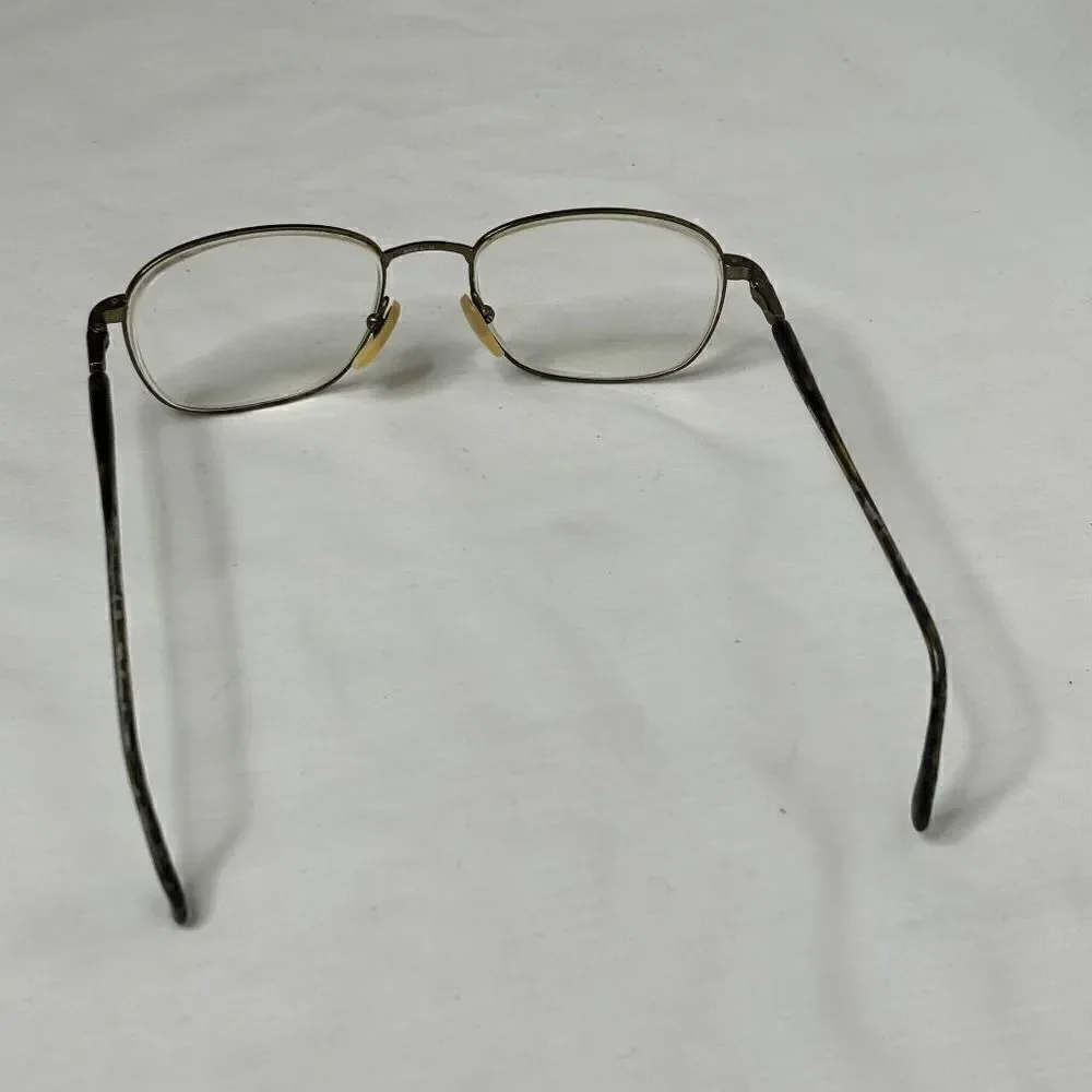 Vintage POLO CLASSIC 247 By Ralph Lauren Bronze Metal Tortoise Ears Leather Case